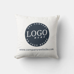 Cojín Decorativo Agrega el logotipo de tu empresa y la dirección de