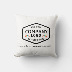 Cojín Decorativo Agregar logotipo y eslogan de la empresa Sala de e