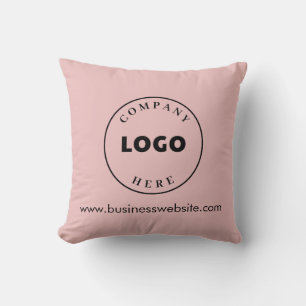 Cojín Decorativo Agregar logotipo y sitio web de la empresa decorac