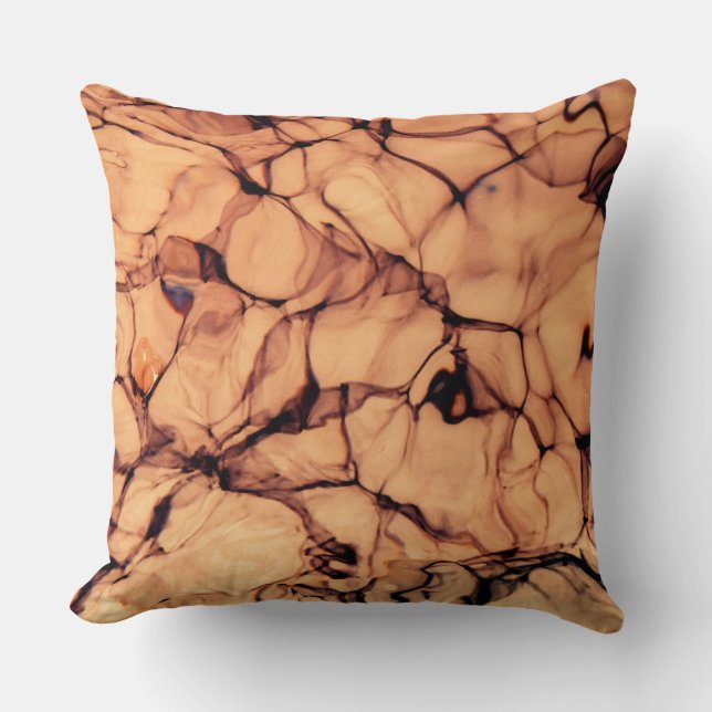 Cojín Decorativo Agua azul esparcido invertida (Anverso)