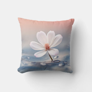Cojín Decorativo Agua de Flor Caer Naturaleza Sereno Tranquilo