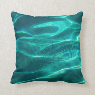 Cojín Decorativo Agua de la turquesa del océano