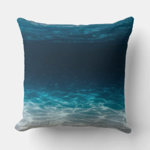 Cojín Decorativo Agua del mar oceánico bajo el mar