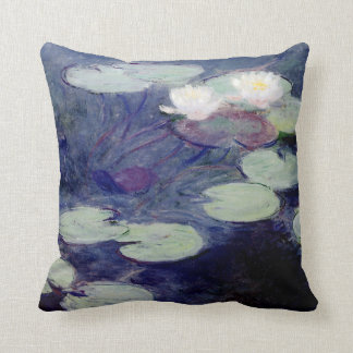 Cojín Decorativo Agua-Lirios rosados: 1897-99 de Monet