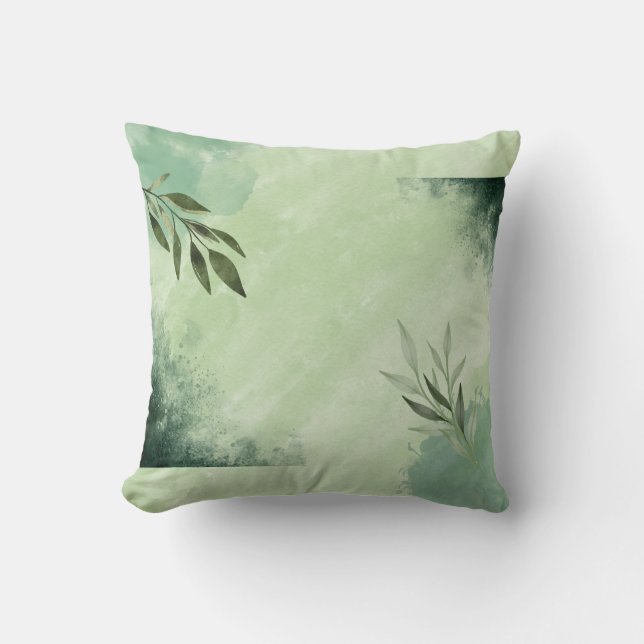 Cojín Decorativo Agua verde (Anverso)