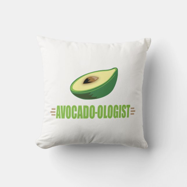 Cojín Decorativo Aguacate Divertido (Anverso)
