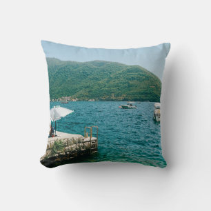 Cojín Decorativo Aguas turquesas de Perast - Montenegro