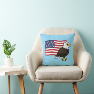 Cojín Decorativo Águila Baldosa Patriótica