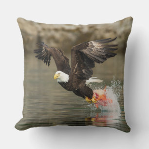 Cojín Decorativo Águila calva explosiva