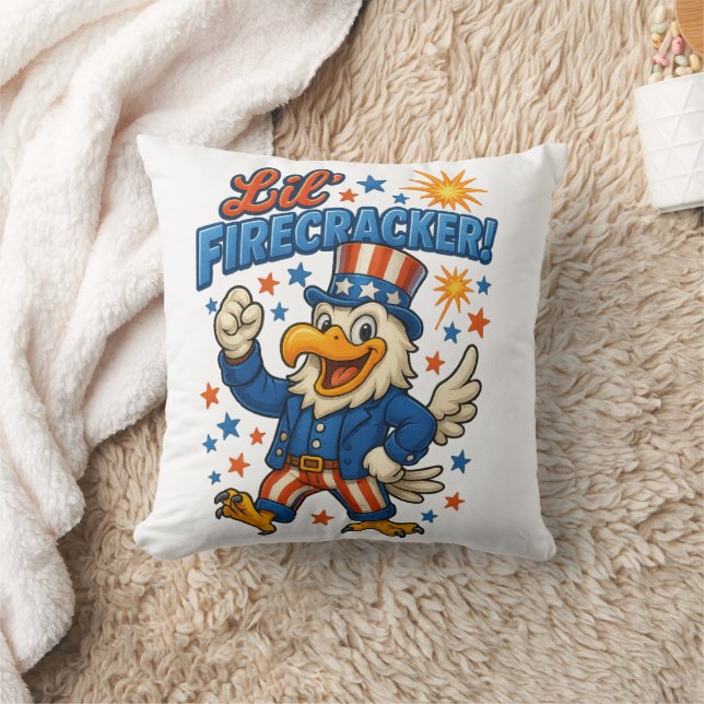 Cojín Decorativo Águila clásica de Lil’ Firecracker Freedom (Manta)