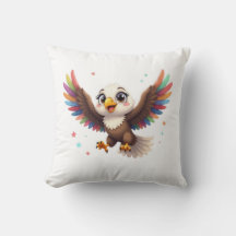Águila de dibujos animados linda volando – Arte ve