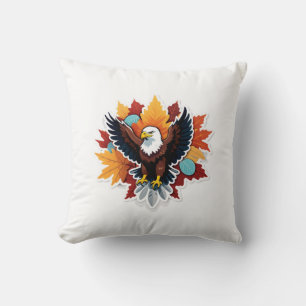 Cojín Decorativo Águila de la Majestad de Otoño