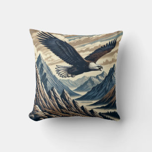 Cojín Decorativo Aguila en aumento