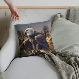 Cojín Decorativo Águila en la Naturaleza