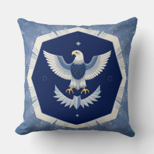 Cojín Decorativo Águila Majestuosa Vuela Regalo Artístico Elegante