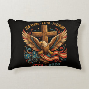 Cojín Decorativo Águila Patriótica 250 Años de Fe y Libertad