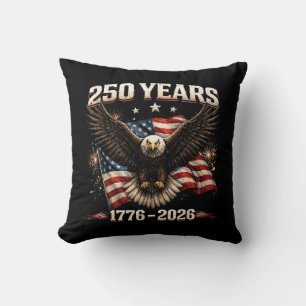 Cojín Decorativo Águila Patriótica de los Estados Unidos 250 Aniver
