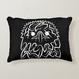 Cojín Decorativo Águila Tribal Negra y Blanca