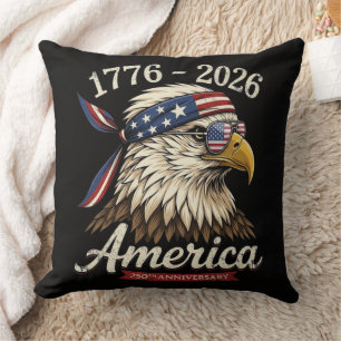 Cojín Decorativo Águila Vintage 250 Año América 1776 2026
