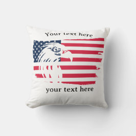 Cojín Decorativo águila y bandera