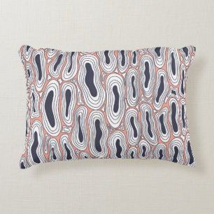 Cojín Decorativo Agujeros negros: Patrón de caos vintage.