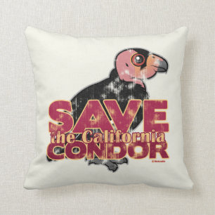Cojín Decorativo Ahorre el cóndor de California