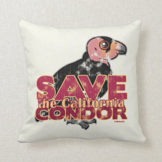 Cojín Decorativo Ahorre el cóndor de California