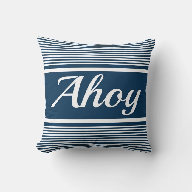 Cojín Decorativo Ahoy (Anverso)