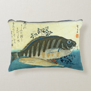 Cojín Decorativo Ainame y Shima-hata - El pescado japonés de Hirosh