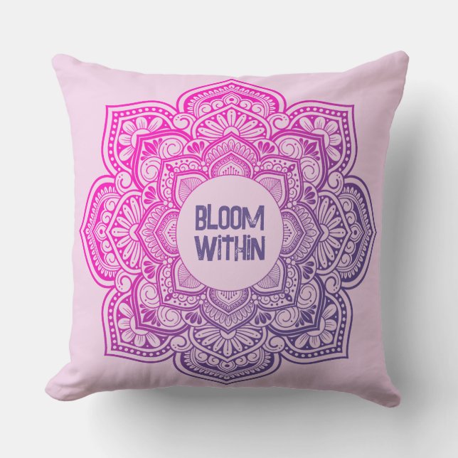 Cojín Decorativo Aion Mandala Personalized Throw Pillow (Anverso)