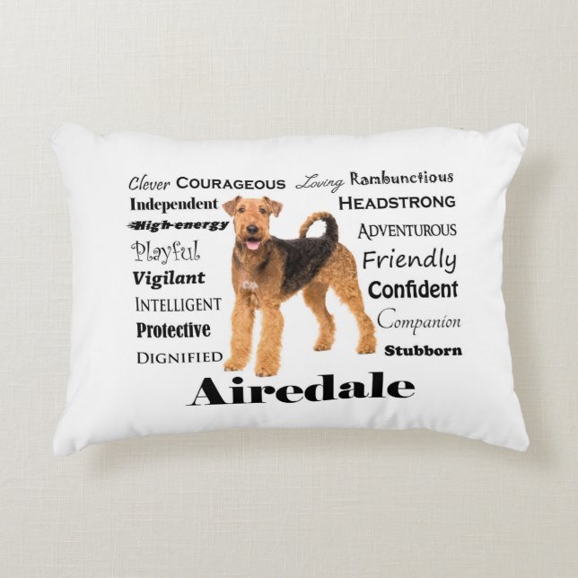 Cojín Decorativo Airedale Pillow (Anverso)