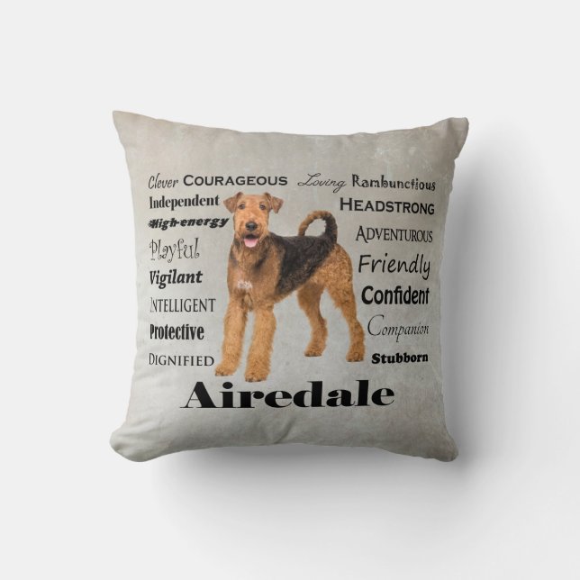 Cojín Decorativo Airedale Pillow (Anverso)