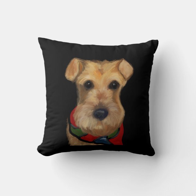 Cojín Decorativo Airedale Terrier  (Anverso)
