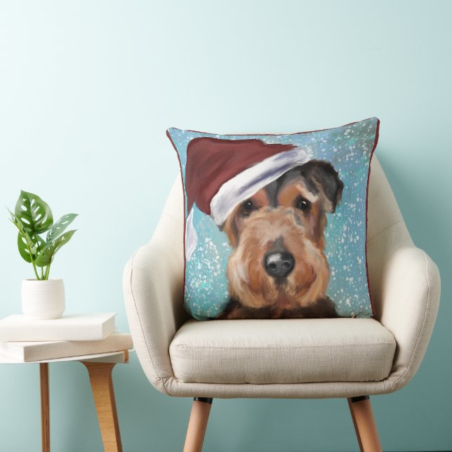 COJÍN DECORATIVO AIREDALE TERRIER (Silla)