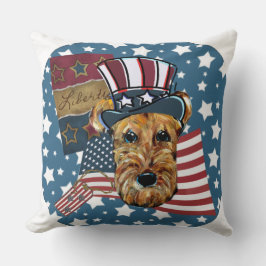 COJÍN DECORATIVO AIREDALE TERRIERS