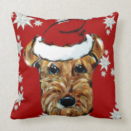 COJÍN DECORATIVO AIREDALE TERRIERS