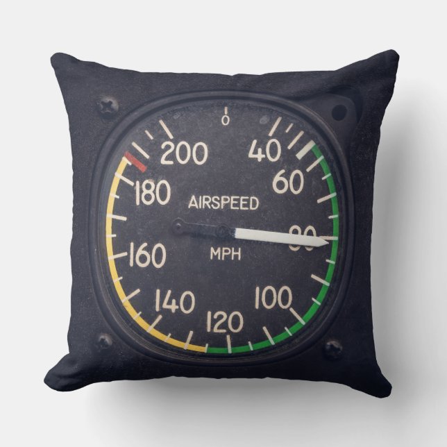 Cojín Decorativo Airspeed Gauge (Anverso)