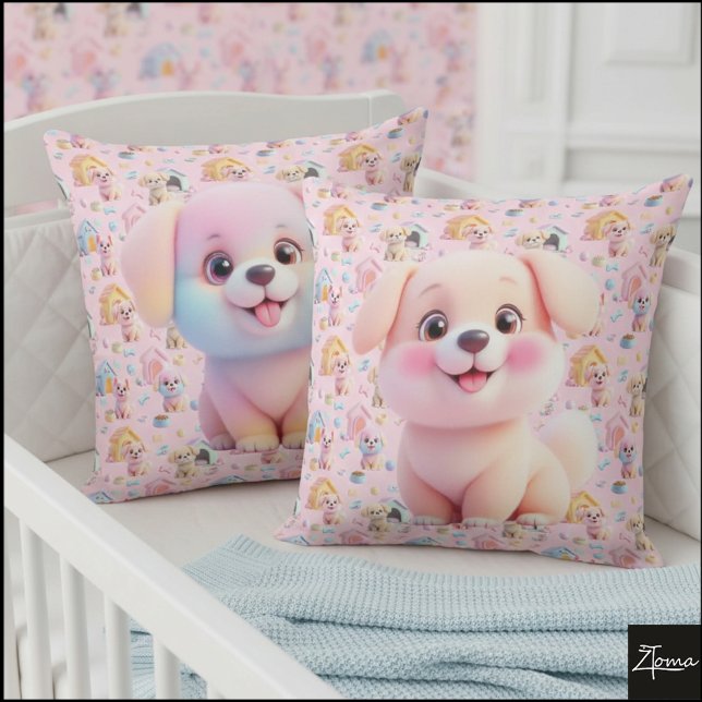 Cojín Decorativo Ajustes de copo canino (Subido por el creador)