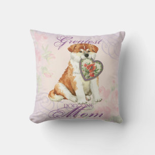 Cojín Decorativo Akita Heart Mom