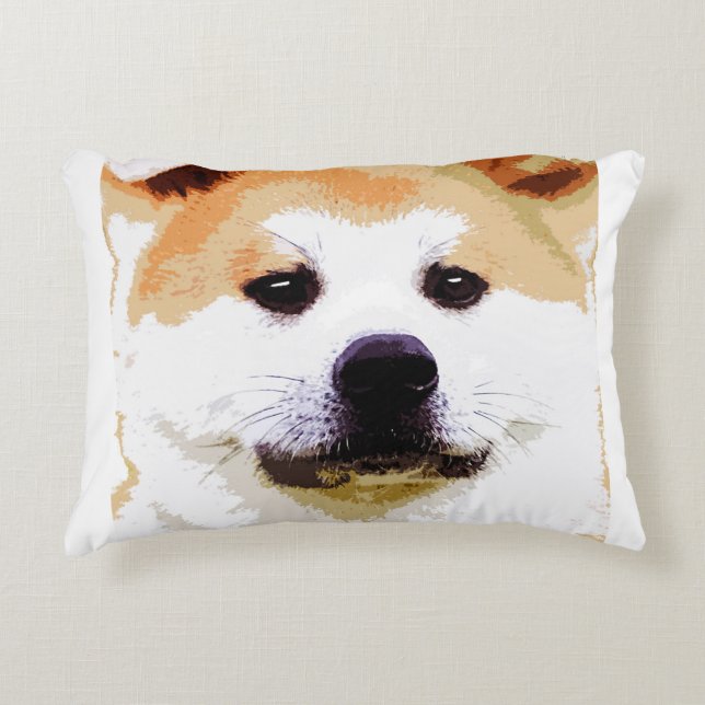 Cojín Decorativo Akita Inu (Anverso)