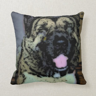 Cojín Decorativo Akita sonriente