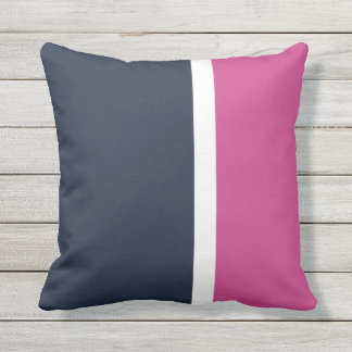 Cojín decorativo al aire libre de franja moderna r