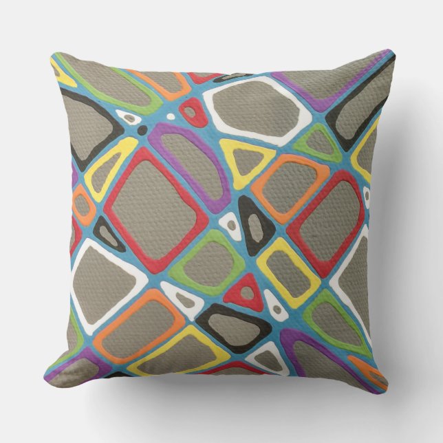 Cojín decorativo al aire libre Gray Township 20 x  (Anverso)