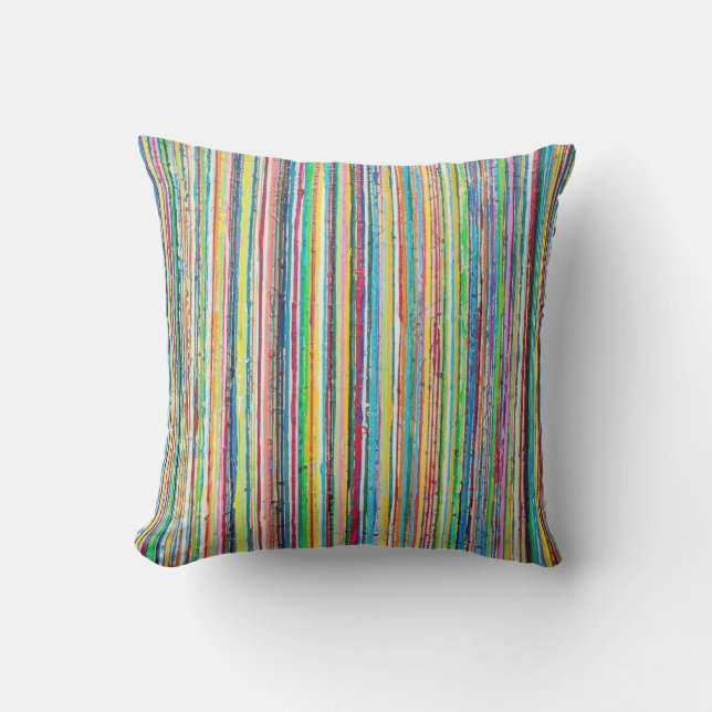 Cojín decorativo al aire libre Rainbow Roll 16 x 1 (Anverso)