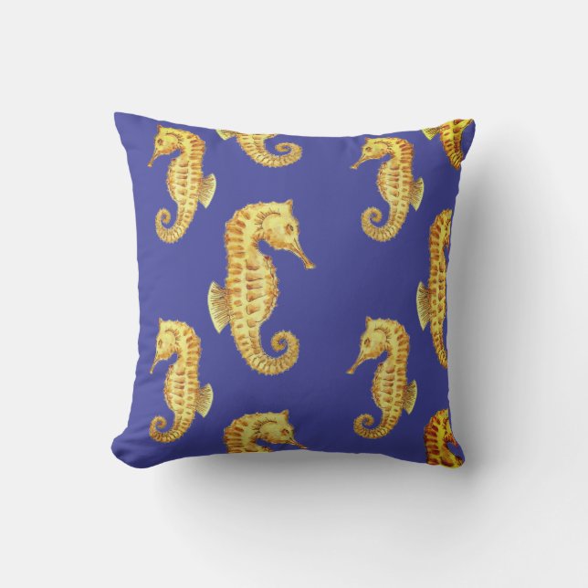 Cojín decorativo al aire libre Seahorse (Anverso)