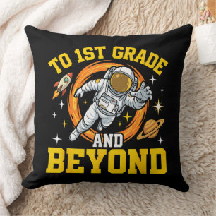 Cojín Decorativo al estudiante de astronauta de 1er grado y más all