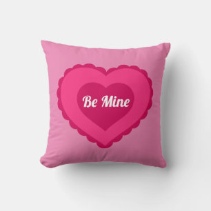 Cojín Decorativo Al mío Corazón Rosa Día de San Valentín Funda de A