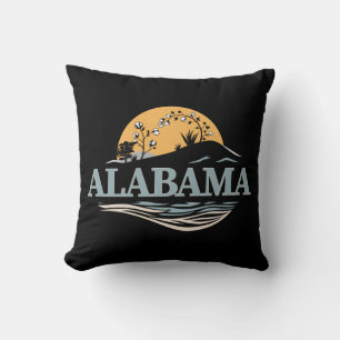 Cojín Decorativo Alabama Estados Unidos de América