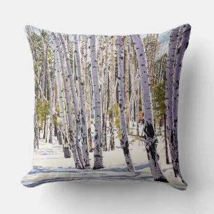 Cojín Decorativo Álamos en el Bosque