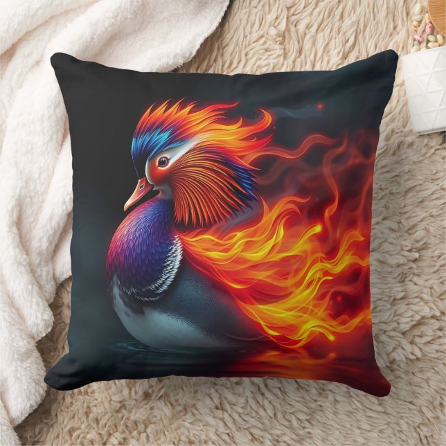 Cojín Decorativo Alarmante avivador de llama Firebird Hot Mandarin  (Manta)
